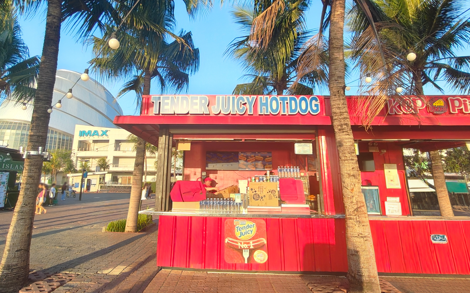 TENDER JUICY HOTDOG in SM Mall of Asia